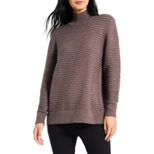 NIC+ZOE Women’s Textured Tunic Sweater(Iron)