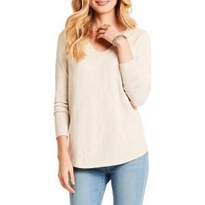 NIC+ZOE Women’s Vital V Neck(Putty)