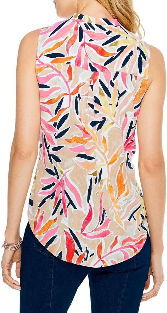 imageNICZOE Womens Sunrise Floral Live in TankPink Multi