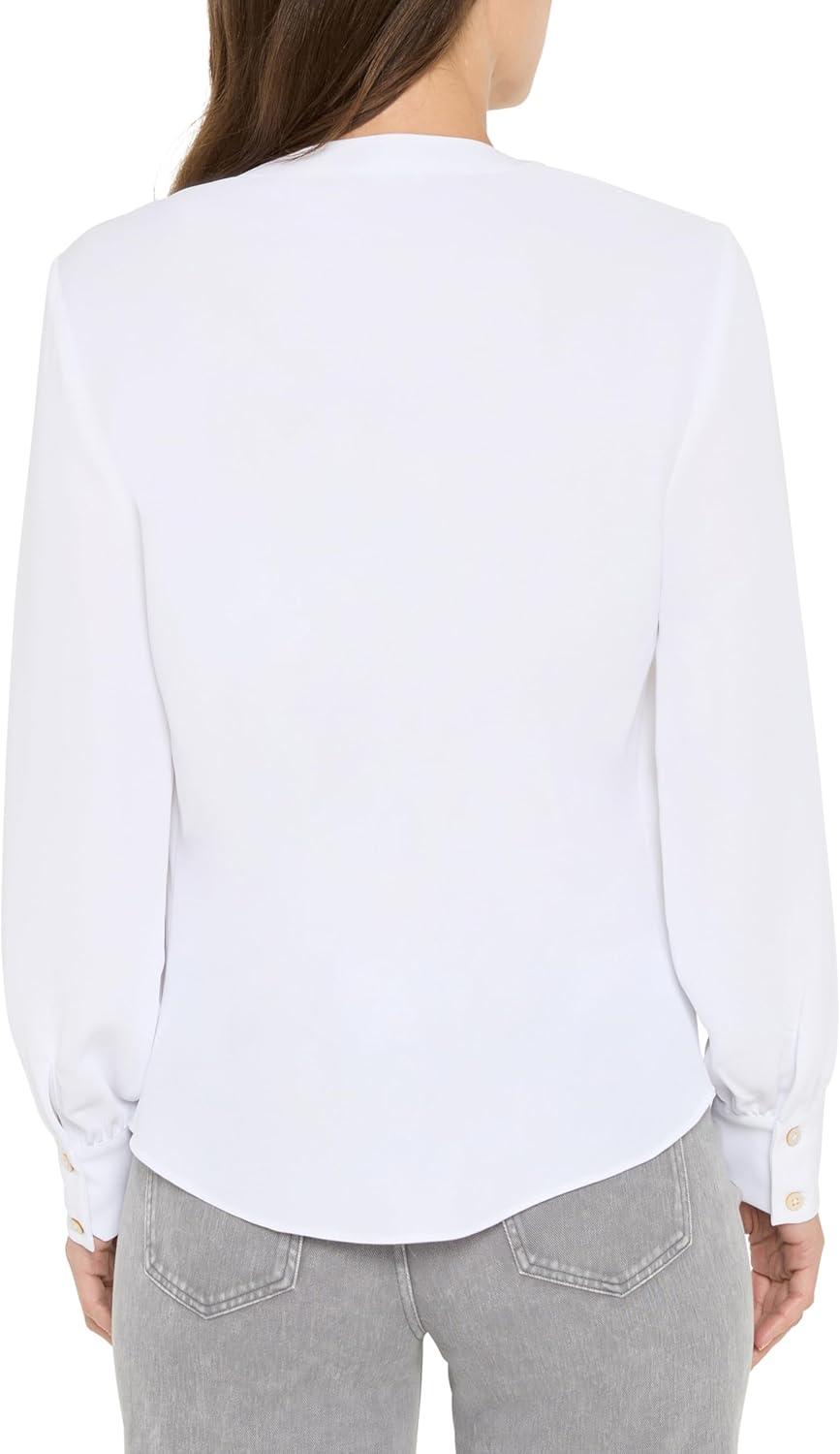 imageNICZoe Womens Downtown VNeck TopPaper White