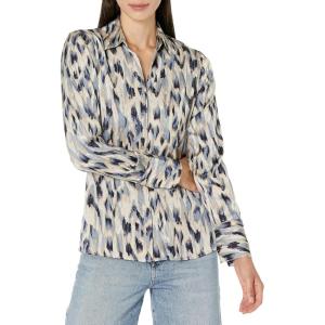 NIC+ZOE Women’s Misty Ikat Shir(Grey Multi)