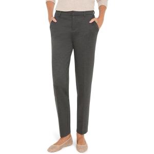 NIC+Zoe Womens 28″ Ponte Knit Trouser(Charcoal)