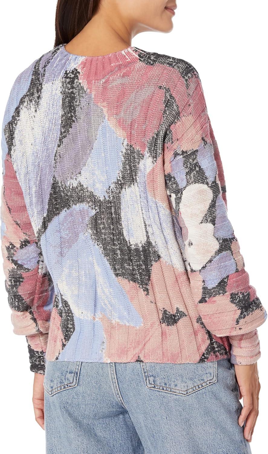 image:imageNICZOE Womens Autumn Bloom SweaterPink Multi