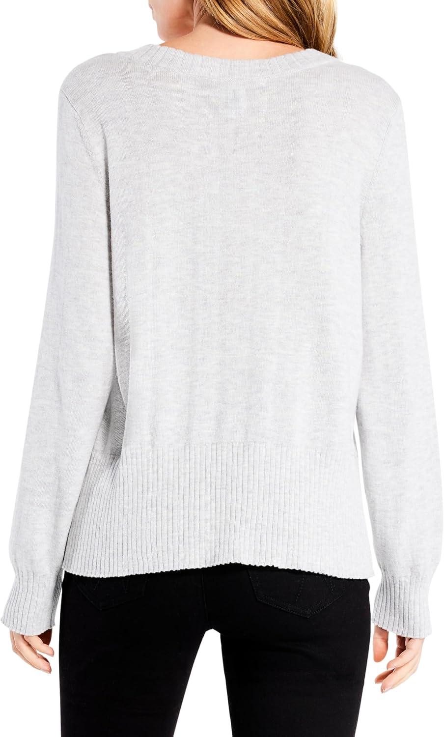 image:imageNICZoe Womens Falling Frost SweaterGrey Multi