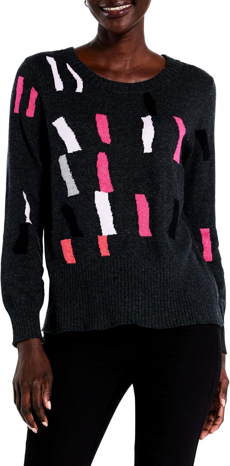 image:imageNICZoe Womens Falling Frost SweaterPink Multi