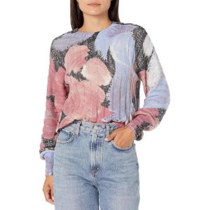 NIC+ZOE Women’s Autumn Bloom Sweater(Pink Multi)