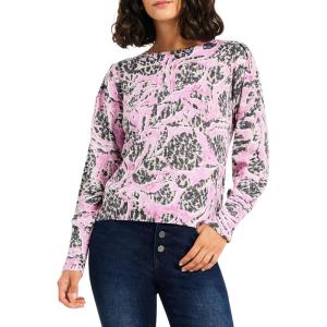 NIC+ZOE Women’s Petal Dot Femme Sleeve Sweater(Pink Multi)