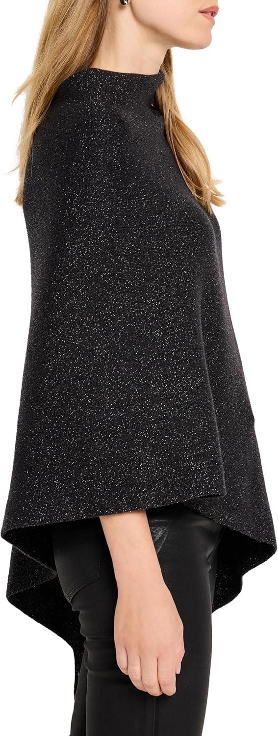 image:imageNICZOE Womens Metallic Go to PonchoBlack Onyx
