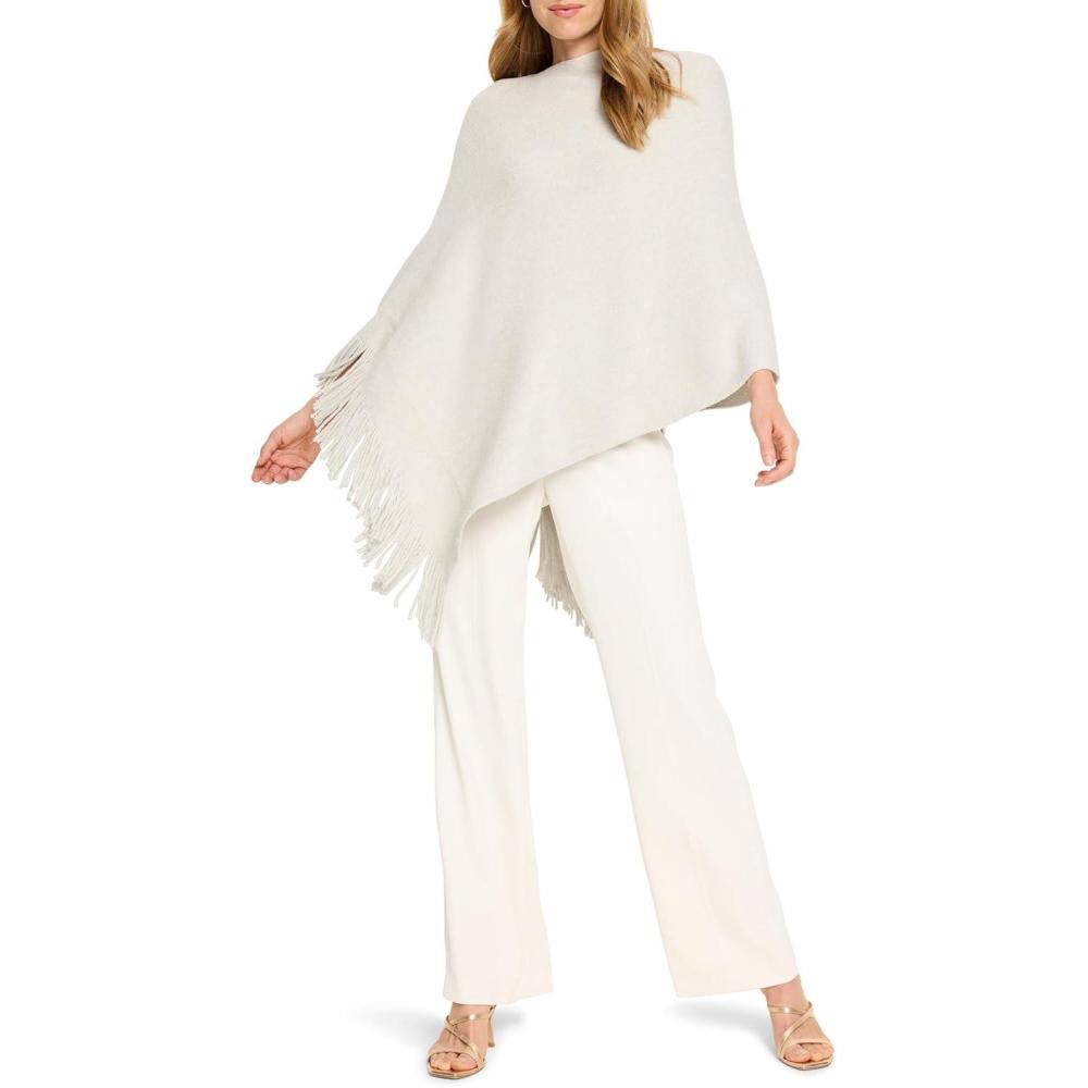 image:imageNICZOE Womens Metallic Go to PonchoGrey Mist