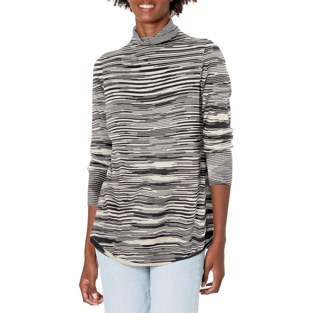 image:imageNICZOE Womens Vital TurtleneckBlack Mix
