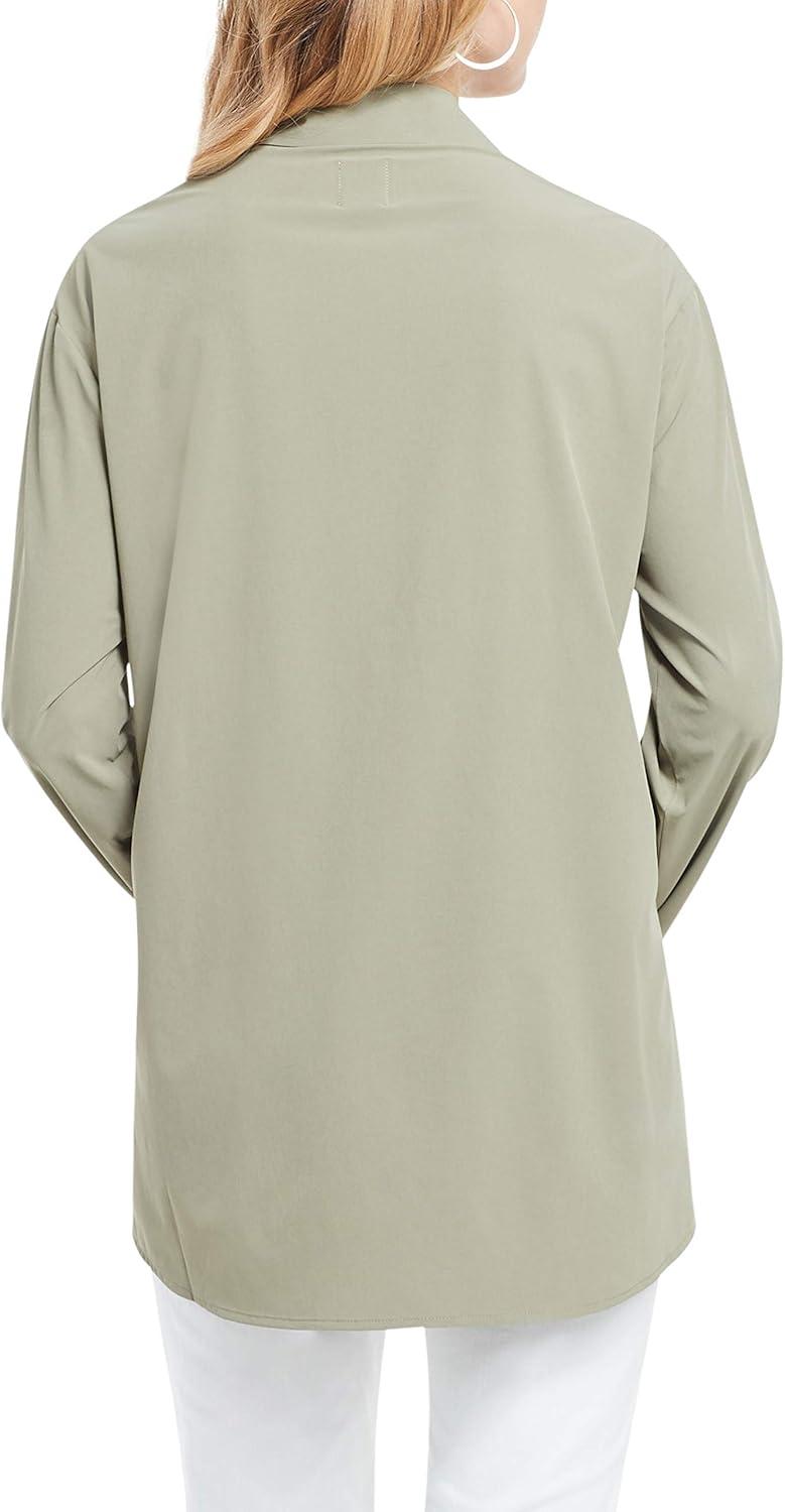 image:imageNICZOE Womens Tech Stretch ShirtOd Green