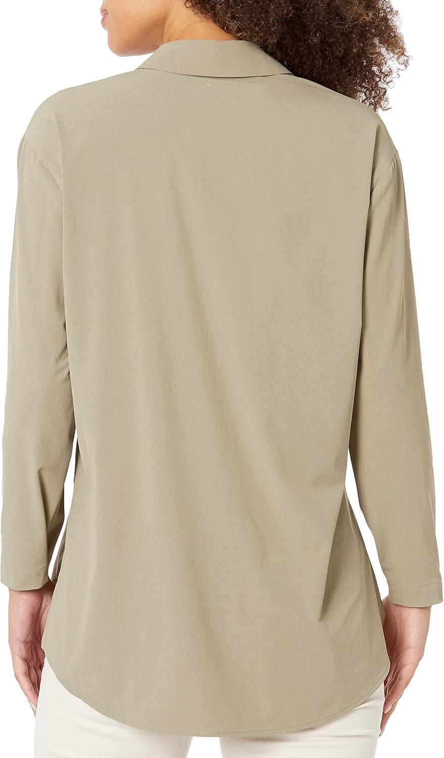 image:imageNICZOE Womens Tech Stretch ShirtOd Green