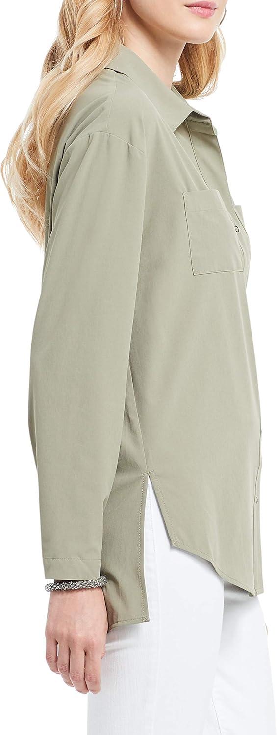 image:imageNICZOE Womens Tech Stretch ShirtOd Green