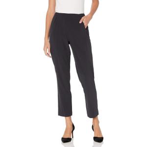 NIC+ZOE Womens Tech Stretch Pant(Black Onyx)