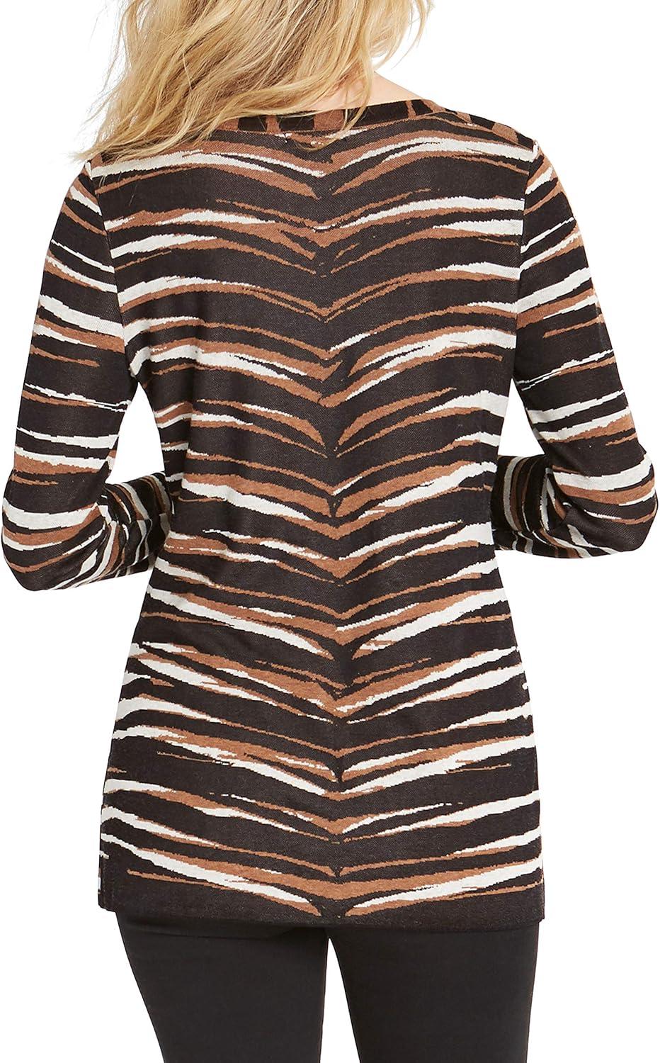 image:imageNICZOE Womens Mighty Zip SweaterBlack Multi