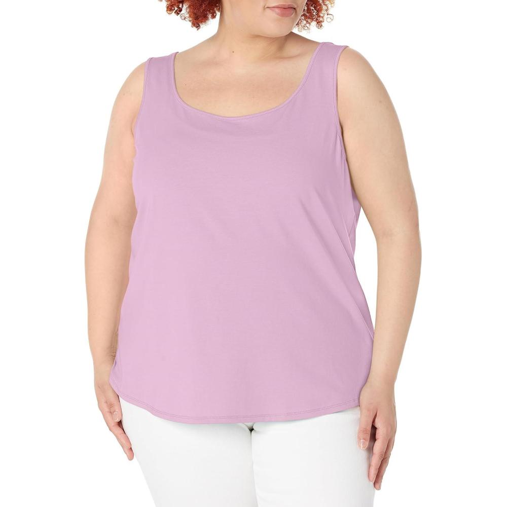 image:imageNICZOE Womens Shirt Tail Perfect TankPink Hue