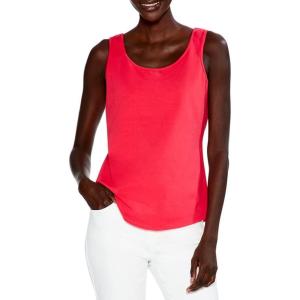NIC+ZOE Womens Shirt Tail Perfect Tank(Paradise Pink)