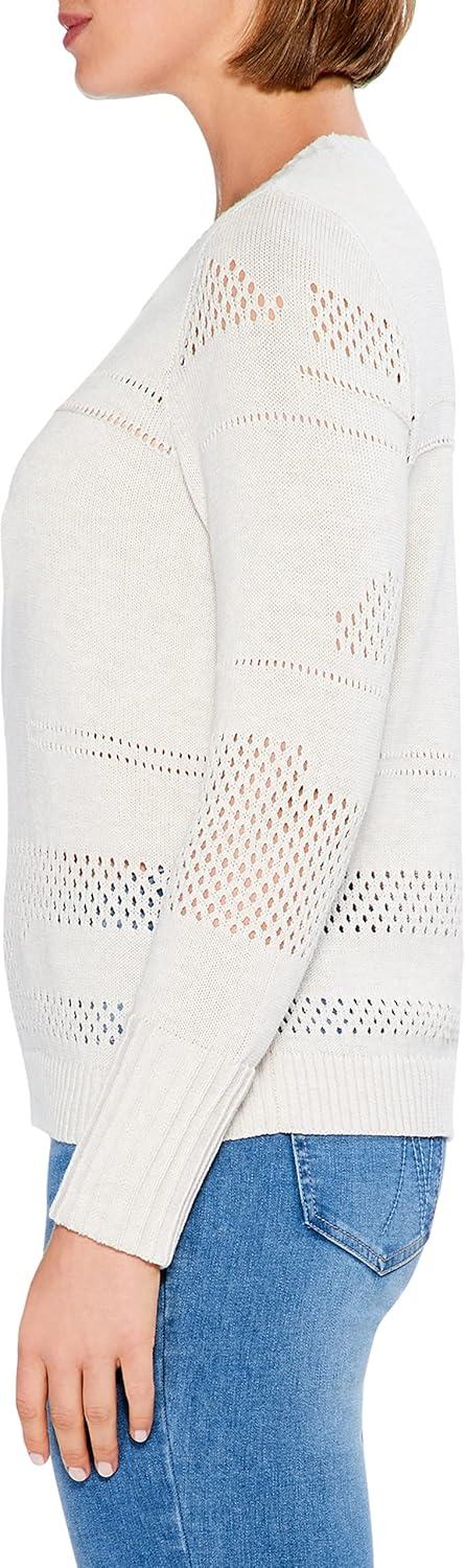 image:imageNICZOE Womens Placed Pointelle SweaterCobblestone