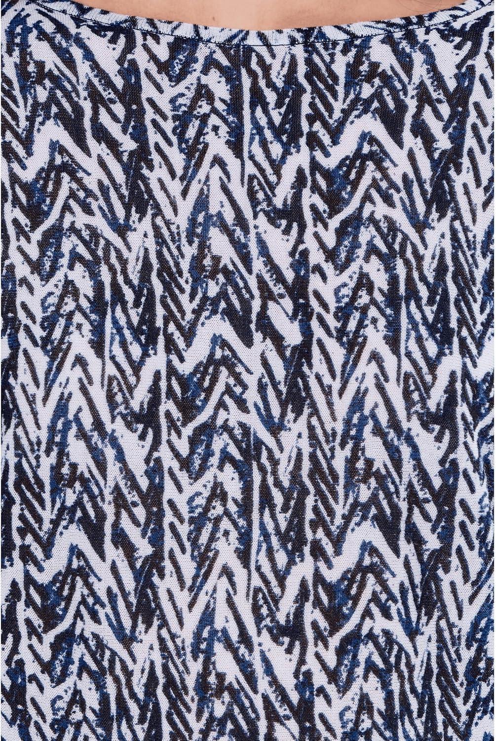 image:imageNICZoe Womens Indigo Crosshatch SweaterIndigo Multi