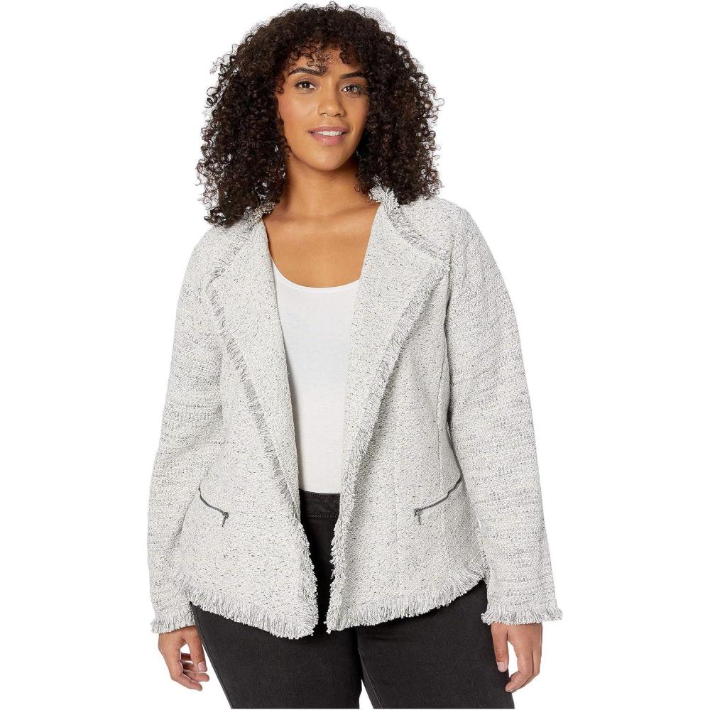 image:imageNICZOE Plus Size Easy Blues Jacket Sugar Cookie 2X