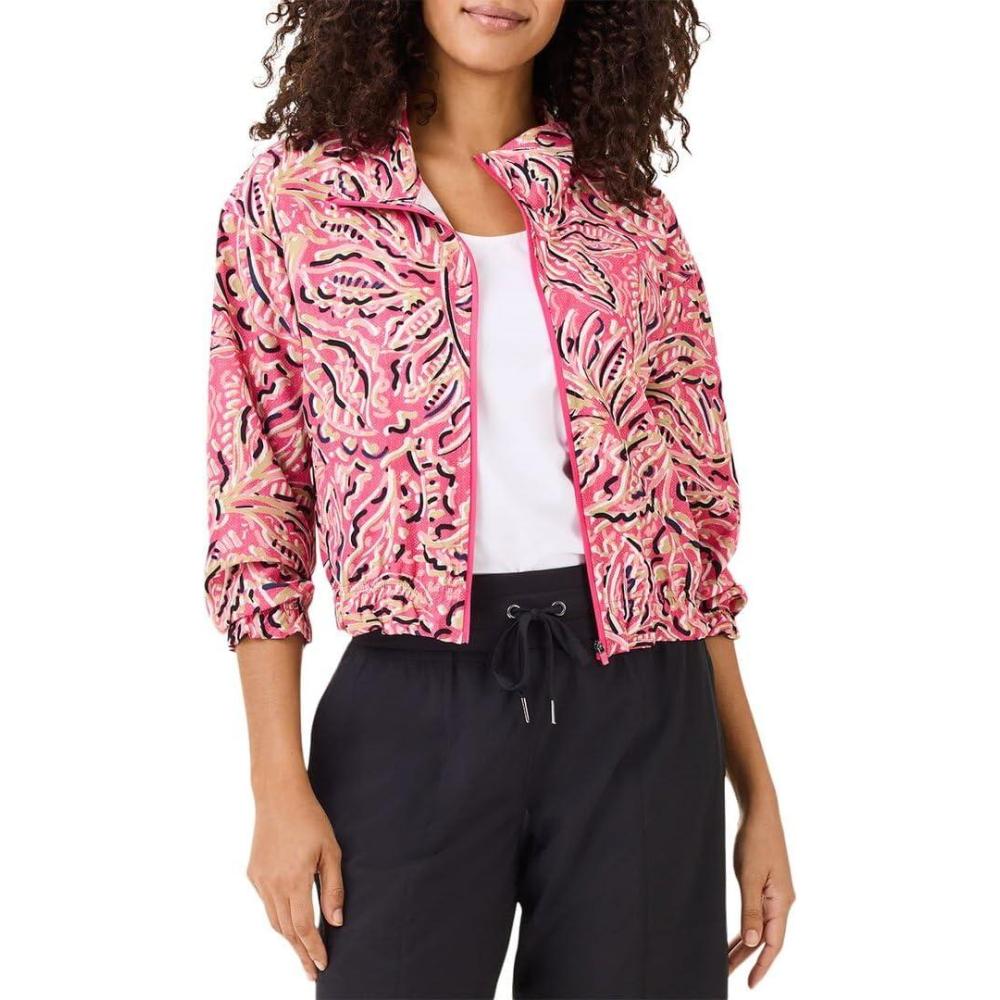 image:imageNICZOE Womens Tech Stretch Shadow Floral Jacket Xl