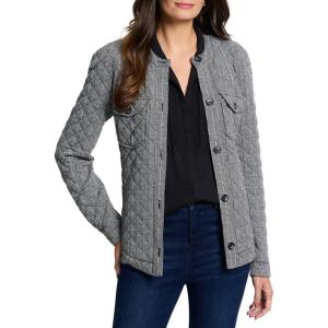 NIC+ZOE Women’s Plaid Perfection Jacket(Black Multi)