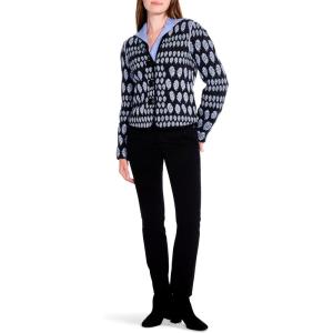 NIC+ZOE Women’s Quilted Eclipse Knit Jacket(Blue Multi)