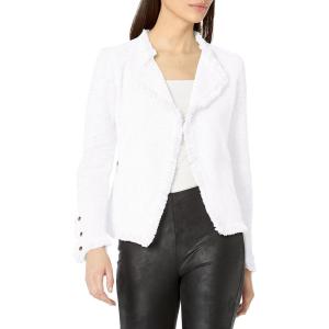 NIC+Zoe Women’s Fringe Mix Jacket(Paper White)