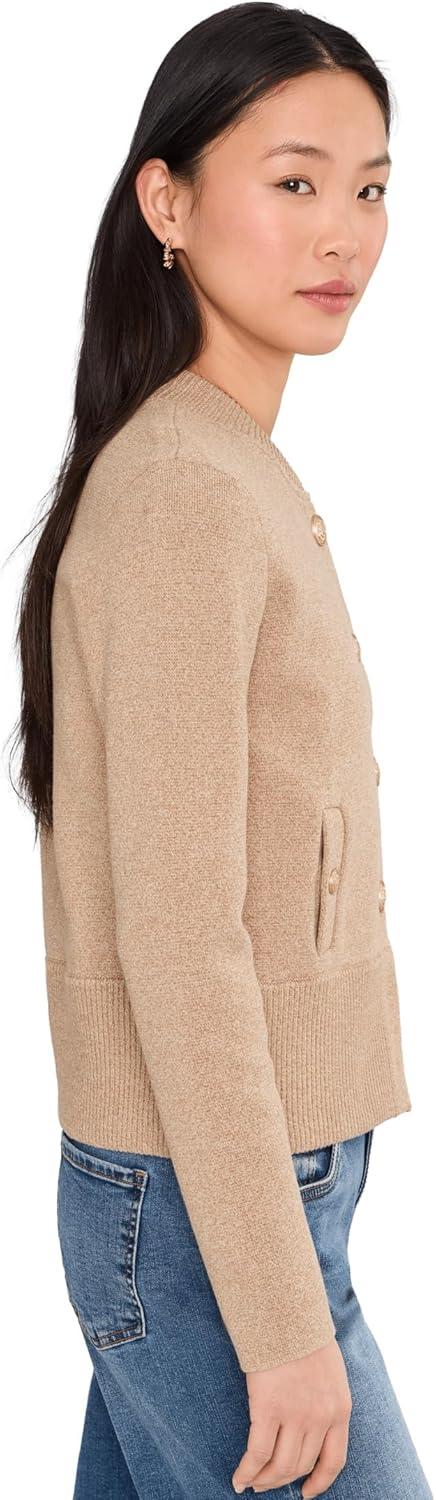 image:imageNICZOE Womens Knit Bomber Snap JacketJute