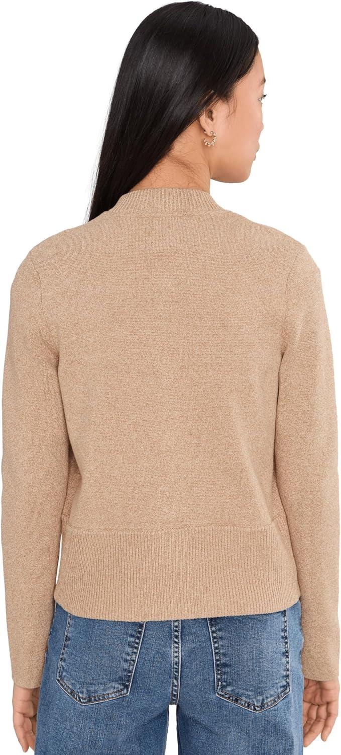image:imageNICZOE Womens Knit Bomber Snap JacketJute