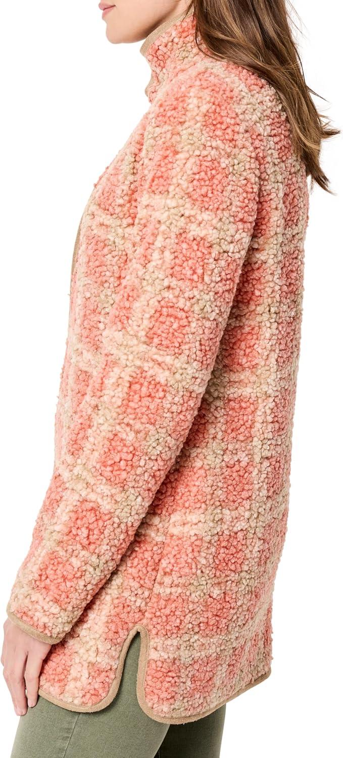image:imageNICZOE Womens Sunset Sherpa JacketPink Multi