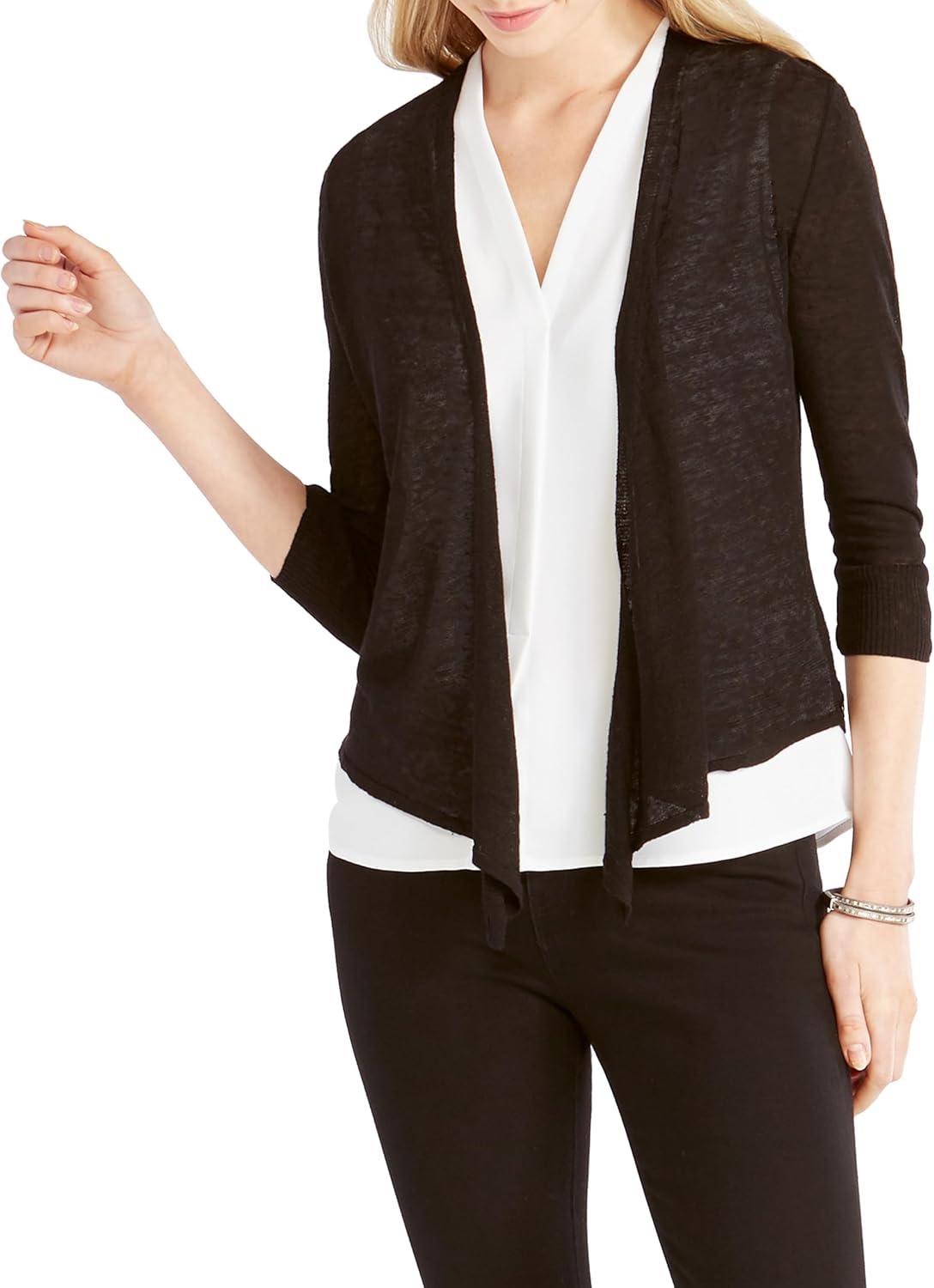 image:imageNICZoe Womens NicZoe 4 Way Lightweight CardyBlack