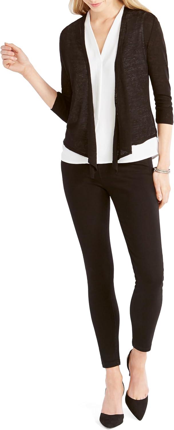 image:imageNICZoe Womens NicZoe 4 Way Lightweight CardyBlack