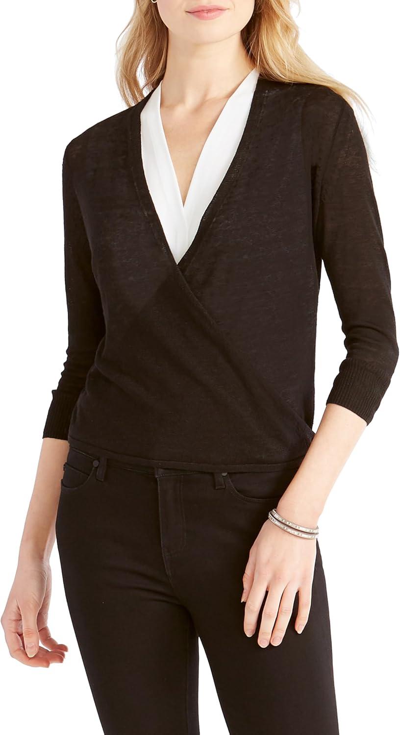 image:imageNICZoe Womens NicZoe 4 Way Lightweight CardyBlack