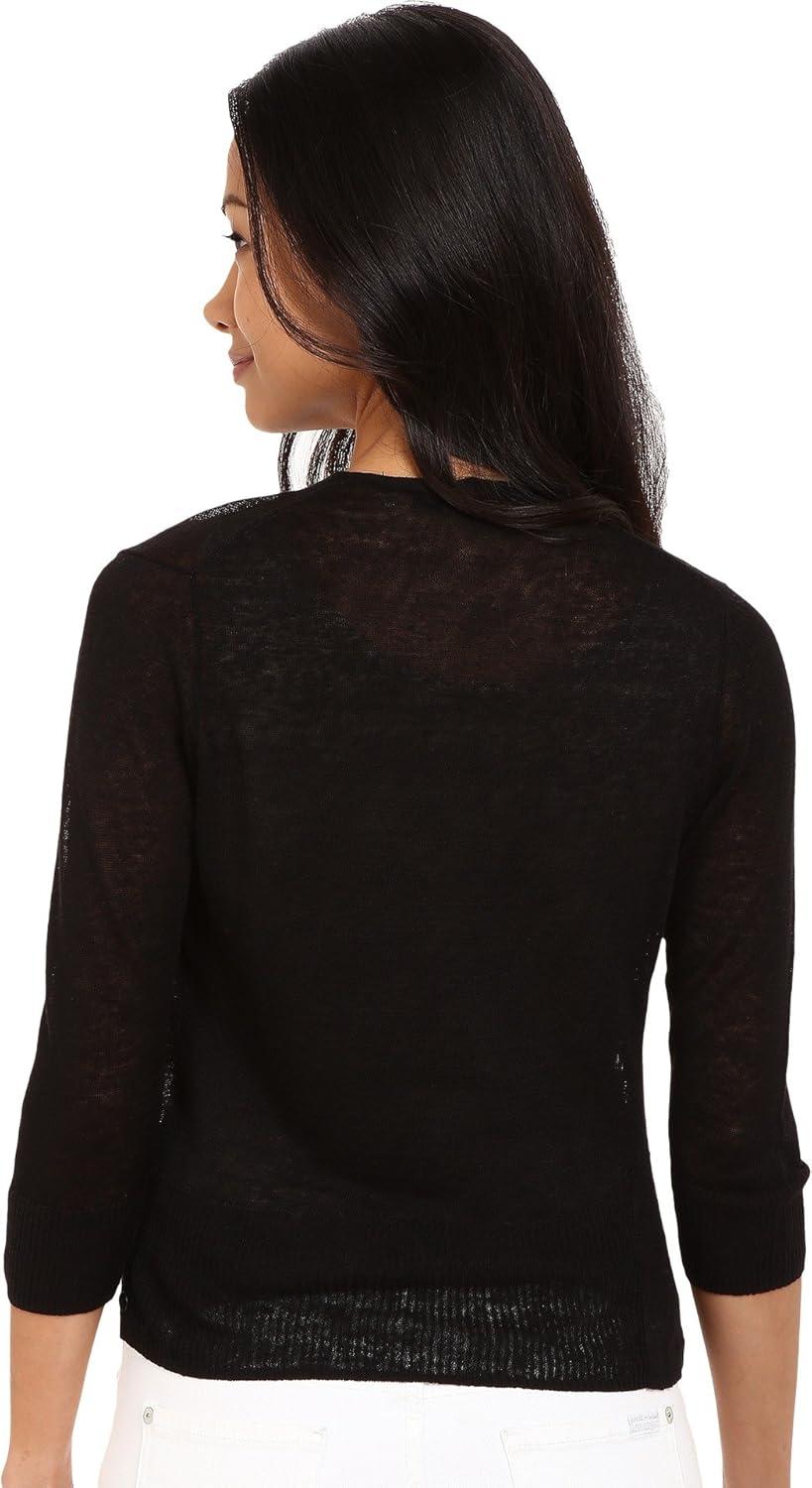 image:imageNICZoe Womens NicZoe 4 Way Lightweight CardyBlack Onyx 2