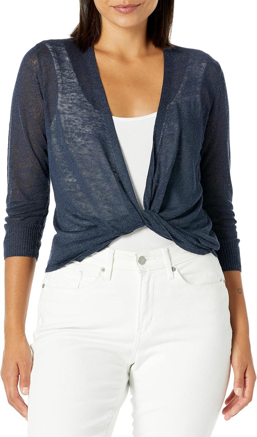 image:imageNICZoe Womens NicZoe 4 Way Lightweight CardyDark Indigo