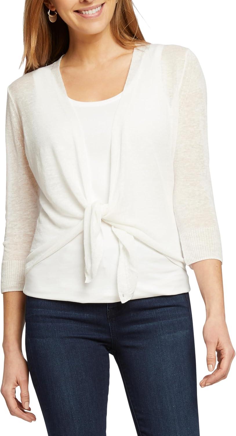 image:imageNICZoe Womens NicZoe 4 Way Lightweight CardyPaper White