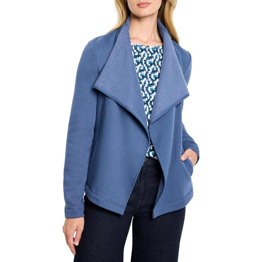 image:imageNICZOE Womens Lounge Around Moto JacketOcean