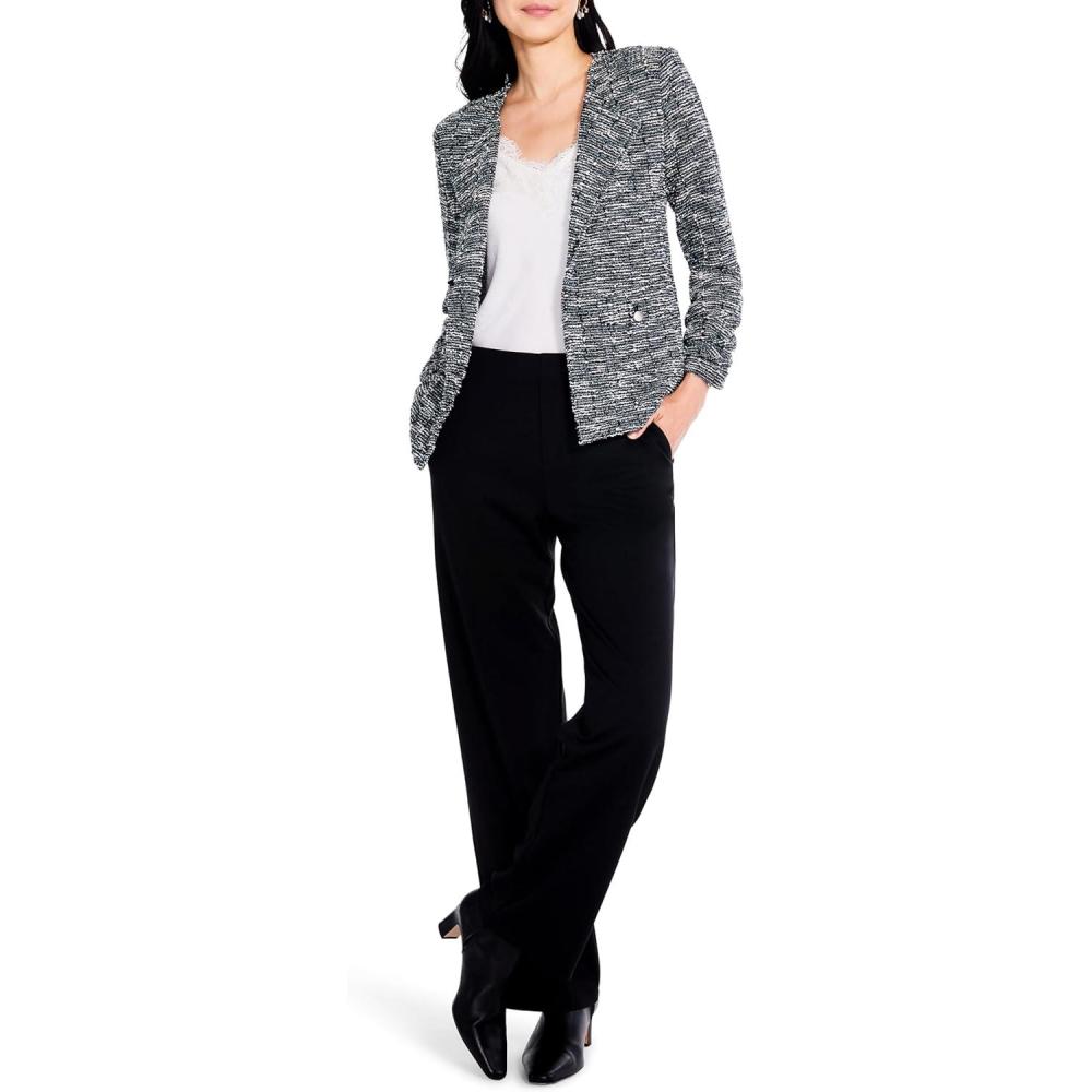 image:imageNICZOE Womens Starry Sky Knit JacketBlack Multi