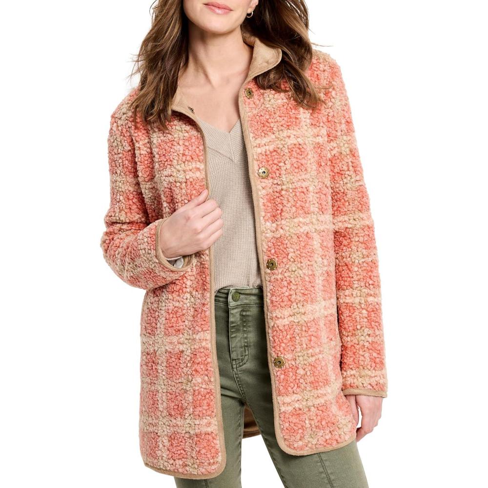 image:imageNICZOE Womens Sunset Sherpa JacketPink Multi