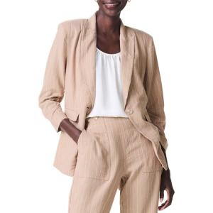 NIC+ZOE Women’s Central Park Scrunch Sleeve Jacket(Neutral Multi)