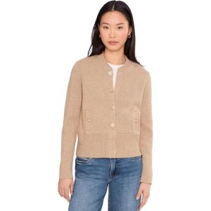 NIC+ZOE Women’s Knit Bomber Snap Jacket(Jute)