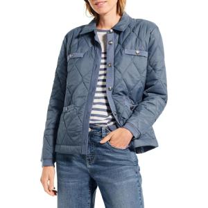 NIC+ZOE Women’s Knit Trim Puffer Jacket(Blue Waves)