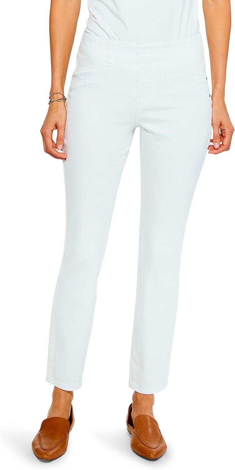 image:imageNICZOE Womens All Day Slim JeanPaper White
