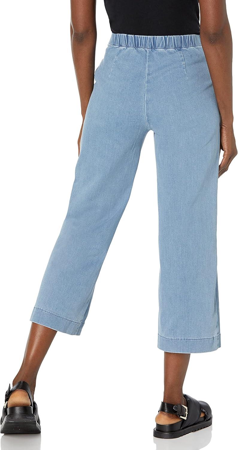image:imageNICZOE Womens All Day WideLeg Crop JeanBlue Haze