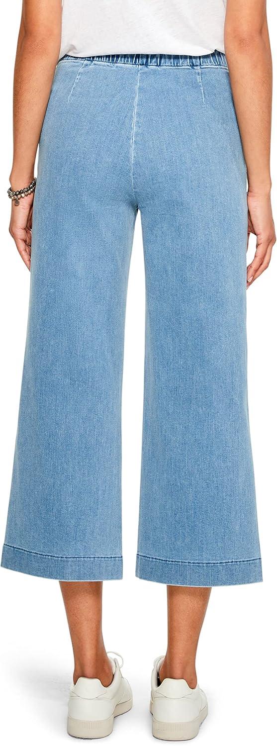 image:imageNICZOE Womens All Day WideLeg Crop JeanBlue Haze
