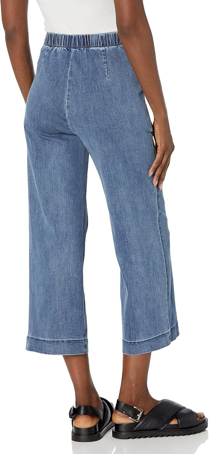 image:imageNICZOE Womens All Day WideLeg Crop JeanPacific