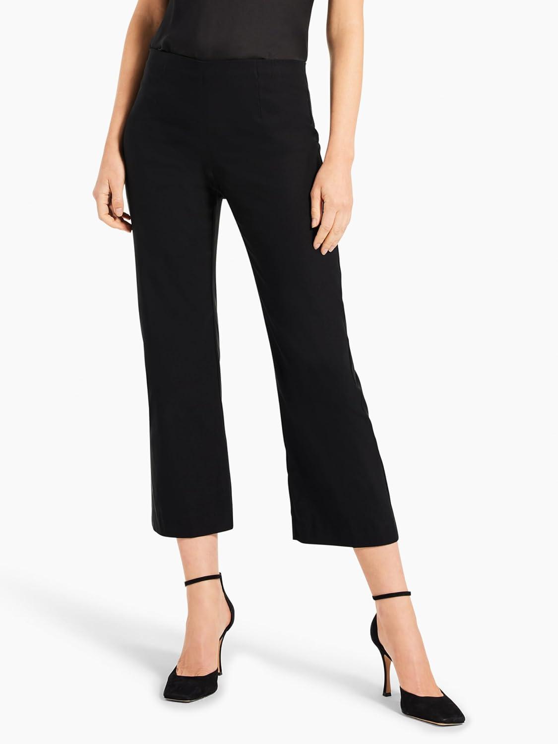 image:imageNICZoe Womens Polished Wonderstretch WideLeg CropBlack Onyx