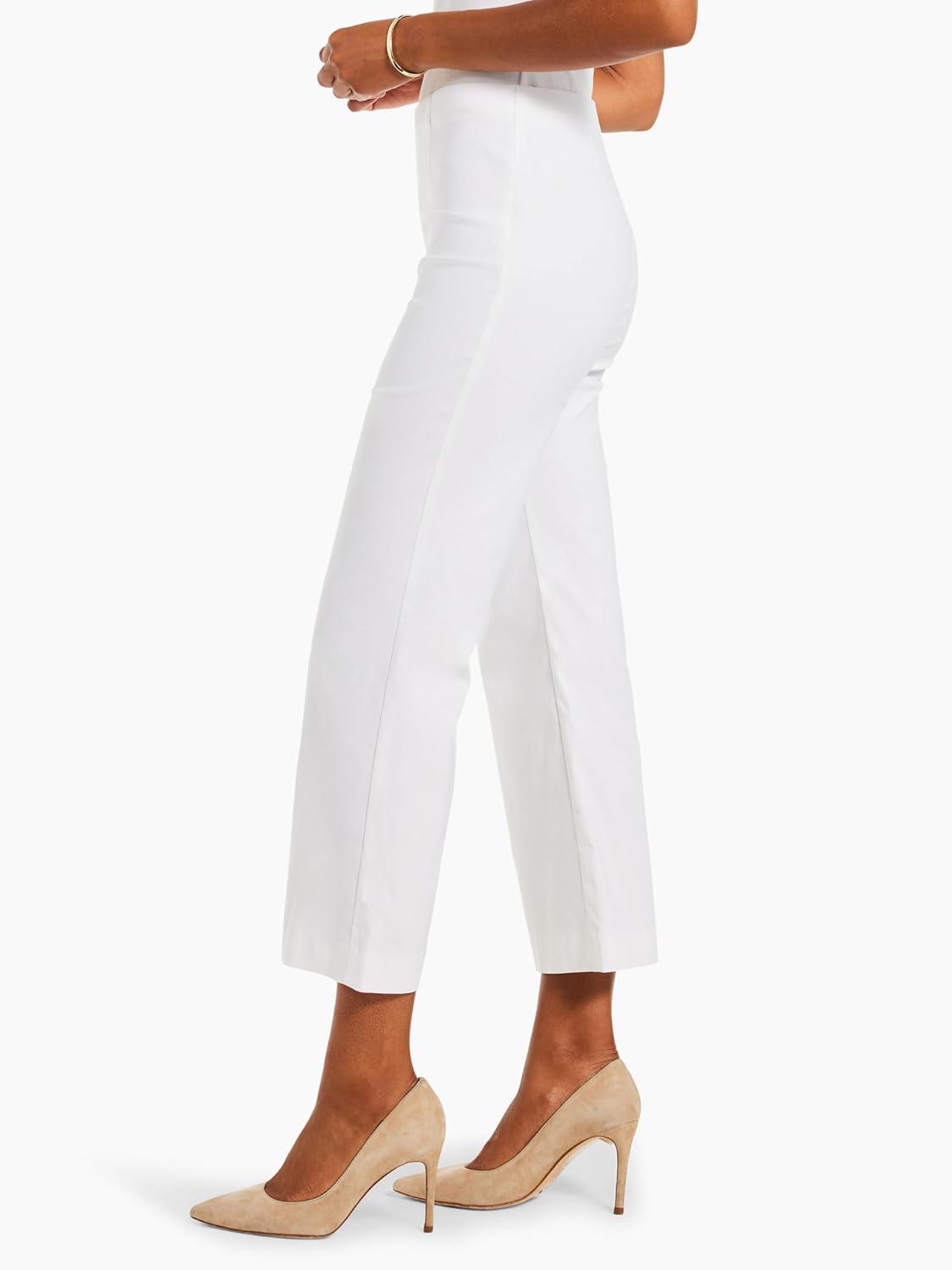 image:imageNICZoe Womens Polished Wonderstretch WideLeg CropPaper White