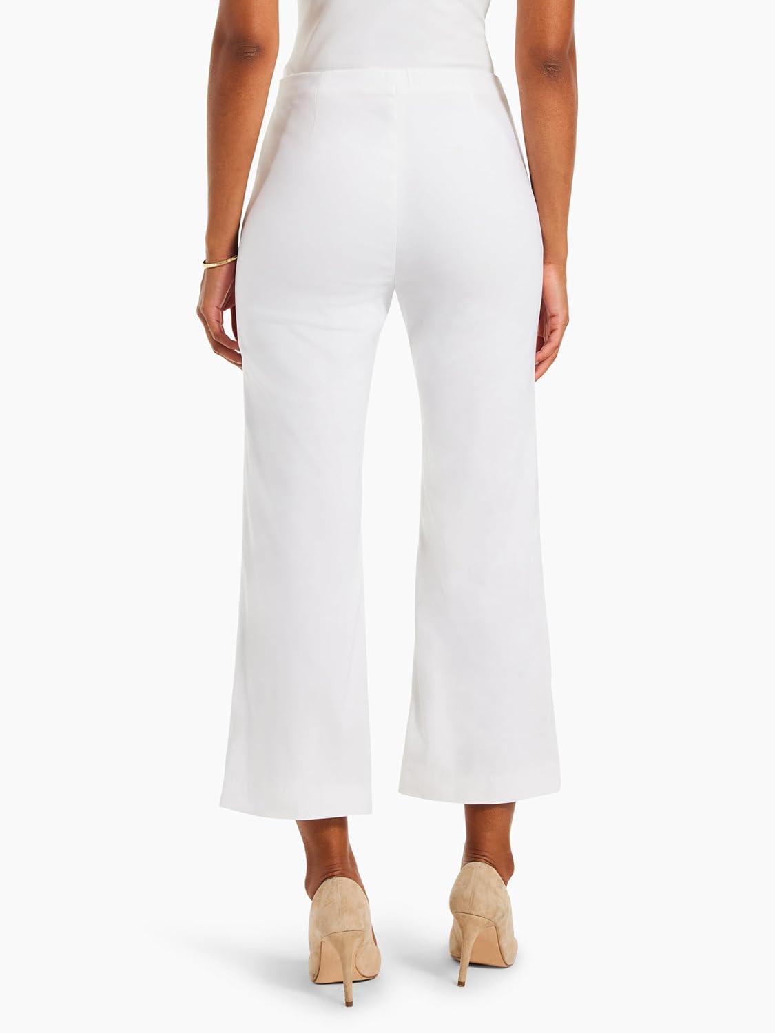 image:imageNICZoe Womens Polished Wonderstretch WideLeg CropPaper White